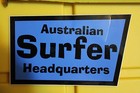 Australian Surfer Headquarters Aus Surfboards Vintage Surfing Decal Sticker
