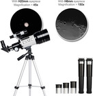 Telescopio Astronomico Profesional Astronomical 70 Mm Refractor Con 3 Oculares