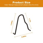 Pl 14856 Steel Sash Window Glazing Clip For Prime-line 70 Pcs Black