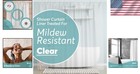 Odorless Heavy-duty Waterproof Shower Curtain Liner - 72x72   Machine Washable
