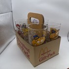 Vintage Mcdonaldland Action Series Gift-pack With 6 Glasses 1977 Souvenir Set