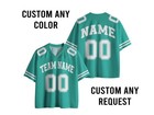 Custom American Football Jersey  Personalised Team Name   Number Shirt