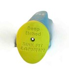  new  Bettinardi Sink Fit Putter Grip Deep Etched Lamkin Blue -lime  8448