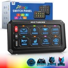 Rgb 8 12 Gang Switch Panel  Ip67 Led Touch Control Panel Universal For Car Truck