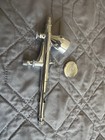 Iwata Hp-ch Gravity Feed Dual Action Airbrush Gun  Silver  With Case