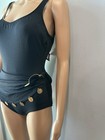 Vintage Roxanne Couture Black One Piece Swimsuit