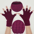 Cashmere Fingerless Gloves   hand Warmers soft And Stylish Design Thermal Wine