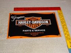 Vintage Harley Davidson Motorcycle Parts 12  Porcelain Metal Gasoline   Oil Sign