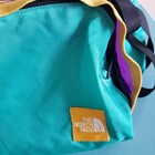 Vintage The North Face Lumbar Waist Biker Pack Green Purple Yellow Nylon 90s