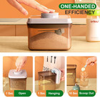One-push Formula Container  2300ml Formula Dispenser With Scoop And Scraper  Mil