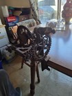 Antique Usa Apple Peeler Scott Co  Baltimore Cast Iron     w  Hearts See Video