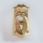 Alice In Wonderland Door Knob Hanging Character Prop Gold Tone  3d Disney Decor