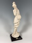 Vtg  87 Giuseppe Armani Capodimonte Florence Figurine Lady With Muff 0408f 