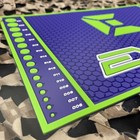 New Exalt Hd Rubber Paintball Tech Mat - Purple lime