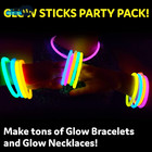 Glow Sticks Party Supplies 100pk - 8 Inch Glow In The Dark Light Up Sticks Party