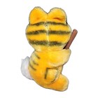 Vintage 1981 Dakin Garfield The Cat Plush Toy Stuffed Animal At Bat Plush 6   