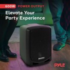  Pyle Bluetooth Karaoke Pa Speaker - Indoor   Outdoor Portable Sound System W   
