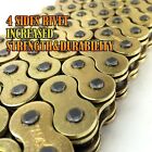 520 Gold Motorcycle O-ring  Chain 120 Links With 1 Connecting Link