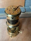 Solid Brass Protector Oil Lamp Adjustable Wick Coal Miners Safety Lantern