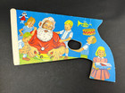 Vintage Christmas Coke A Cola Santa Cardboard Pop Gun 1950 s Very Nice