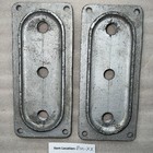 Crouse-hinds Unilets Junction Box Conduit Plate 3 Hub Size 1 2  Lot Of 2