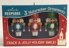 Hallmark 2017 Nifty Fifties Keepsake Christmas Ornament 3 Nutcrackers Rare