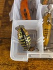 Lot Of 12 Vtg Fishing Lures Heddon Arbogast Jitterbug Chugger Good Condition