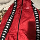 Kappa Men s 2-piece Tracksuit Set Full Zip Track Jacket   Pants Red L