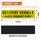 Uhanbut 2pcs Delivery Driver Car Magnet  11 97    2 95 Inch  Pattern1 