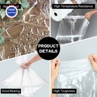 Disposable Foot Tub Liner 100 Pcs 23 Inch Portable Bath Bags Plastic Pedicure