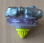 Beyblade Metal Spinning Top Silver Purple Yellow Vintage Toy