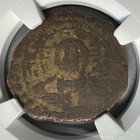 Tough Byzantine Class K Anonymous Christ Virgin Mary Follis Ad 1085-1092 - Ngc