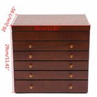 6 Layers Large Wooden Jewelry Storage Box Vintage Wooden Jewelry Organizer