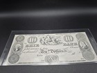  10 1800 s The Erie Bank Obsolete Note  remainder  Paper Currency Mint