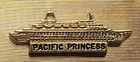 Pacific Princess Love Boat Cruise Ship Gold Tone Money Clip Souvenir Nautical