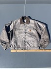 Carhartt J130 Men   s Blanket Lined Full Zip Work Jacket Bomber 44 Regular Gray