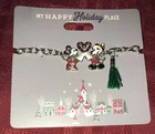 Disney Parks Mickey   Minnie Mouse Holiday Bracelet   Necklace My Happy Holiday 