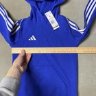 Adidas Hoodie Youth Small Blue Tiro23l Swhoody Soccer Pullover Kangaroo