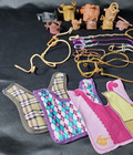 Breyer Schleich Horse Tack Lot Of Saddles Bridles Halters Blankets 26 Pieces