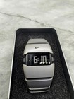 Vintage Nike D-line Metal Steel Watch Y2k Avantgarde Retro Black Silver Rare