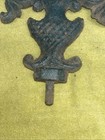 Vtg Victorian 7 1 2  Cast Iron Gate Finial  Fleur-de-lis Ornate Fence Topper