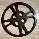 Authentic 1963 Goldberg Bros 10 5    Metal Film Movie Reel Usa Industrial Wall Art