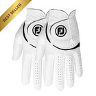 Footjoy Mens Weathersof 2-pack Golf Gloves All-weather Synthetic White Left Hand