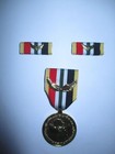Iraq Commitment Medal With Two Service Ribbons  civilian Version 