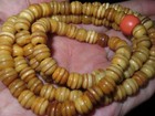 Nepal Tibet Buddhist 108 Lines Milky Color Yak Bone Mala Prayer Beads  z3 