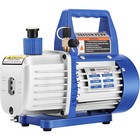 110v 1 4 Hp 3 5 Cfm Single Stage Rotary Vane Air Vacuum Pump W  Oil Bottle Etl