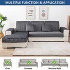Sofa Cover Anti Slip Couch Protector Pet Friendly Gray