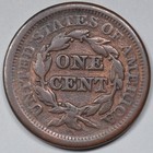 1851 1c Braided Hair Large Cent Very Good Vg   171