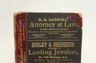 Frank E  Gero s La Porte City Directory 1890 Antique Book Street Map Residents