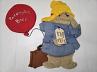 Paddington Bear Wall Hanging Toddler Room Decor 24    Vintage Eden Toys 1990 Plush